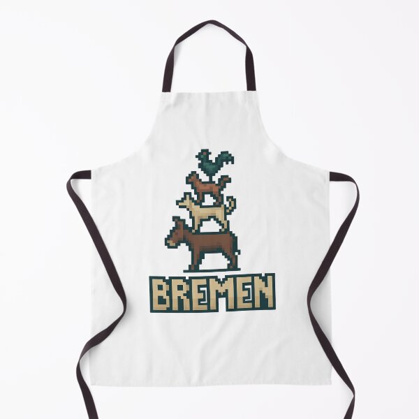 Item preview, Bremen Town Musicians Retro Pixel – Bremen Pixel Art Design designed and sold by Fies-und-Fein.