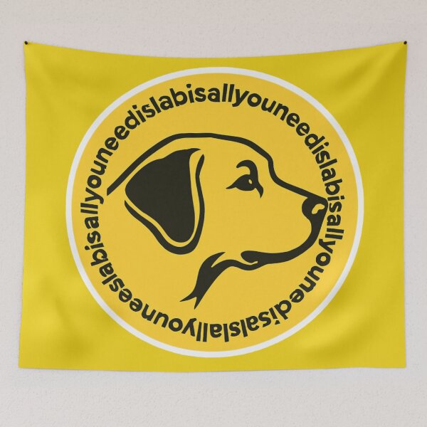 Item preview, All You Need Labrador Tee Yellow designed and sold by Labraholick.