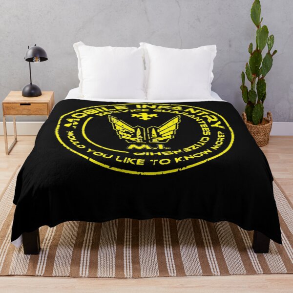Item preview, Mobile Infantry Service Guarantees Citizenship Logo Would You Like To Know More designed and sold by kasmosakabef.