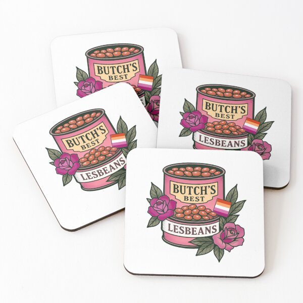 Item preview, Butch's Best Lesbeans – Certified Sapphic Pride Sticker designed and sold by Jord Gaskell.