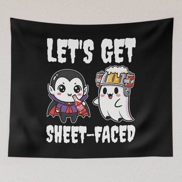 Item preview, LET'S GET SHEET-FACED - VAMPIRE HALLOWEEN designed and sold by KEF Custom.