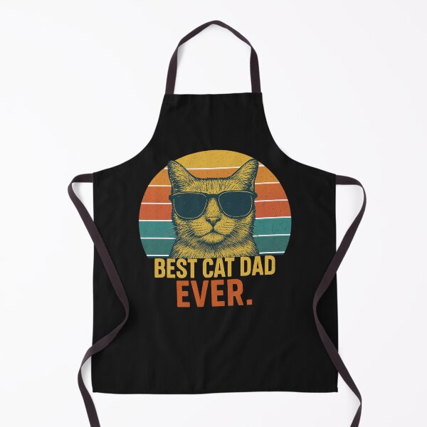 Item preview, Best Cat Dad Ever Retro Vintage Cat with Sunglasses designed and sold by flagylART.