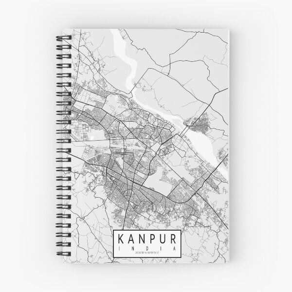 Item preview, Kanpur City Map of Uttar Pradesh, India - Light designed and sold by deMAP.