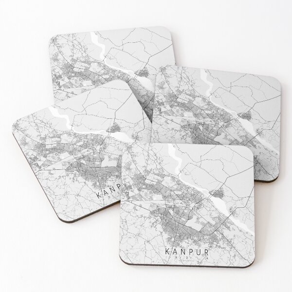 Item preview, Kanpur City Map of Uttar Pradesh, India - Light designed and sold by deMAP.