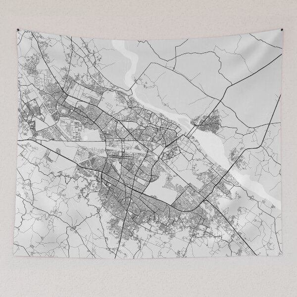 Item preview, Kanpur City Map of Uttar Pradesh, India - Light designed and sold by deMAP.