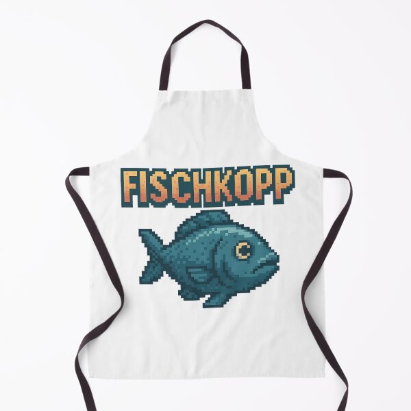 Artikelvorschau, Fischkopp Retro Pixel Fisch – Maritimes Pixel Art Design entworfen und verkauft von Fies-und-Fein.