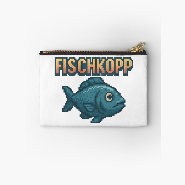 Item preview, Fischkopp Retro Pixel Fish – Maritime Pixel Art Design designed and sold by Fies-und-Fein.