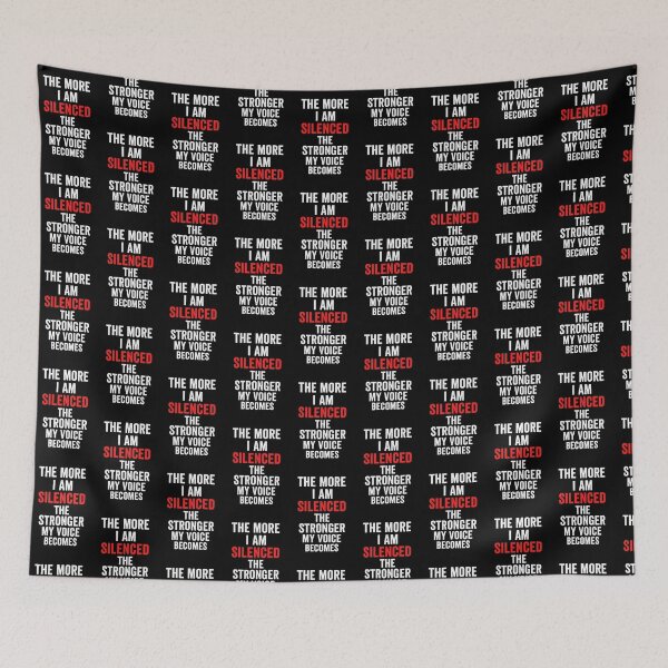 Item preview, The More I Am Silenced, The Stronger My Voice Becomes designed and sold by NaphDesigns.