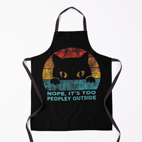 Item preview, Nope It'S Too Peopley Outside For Introvert And Cat Lover designed and sold by WalickiTwish.
