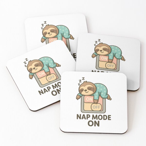 Item preview, Nap Mode On – Cute Sleeping Sloth Switch Design designed and sold by InkMalinois.