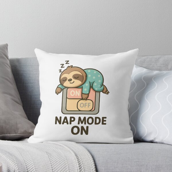 Item preview, Nap Mode On – Cute Sleeping Sloth Switch Design designed and sold by InkMalinois.
