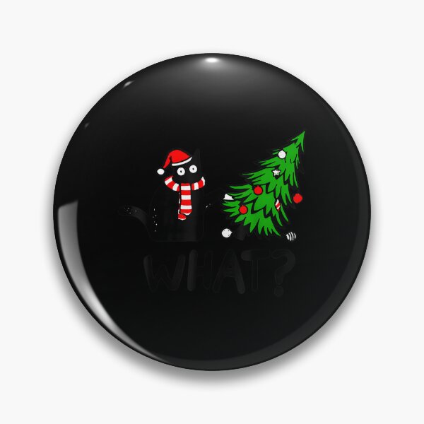 Item preview, Black Cat Pushing Tree Over Cat W designed and sold by neyvrvdpez49.