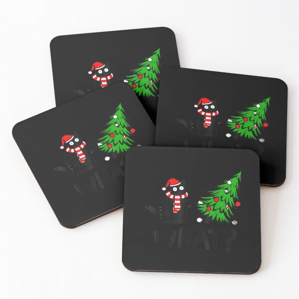 Item preview, Black Cat Pushing Tree Over Cat W designed and sold by neyvrvdpez49.