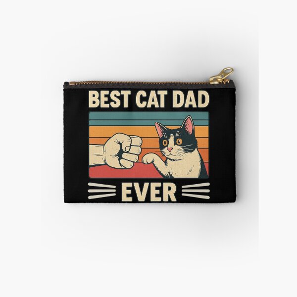 Item preview, Best Cat Dad Ever Retro Fist Bump Design designed and sold by flagylART.