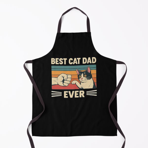 Item preview, Best Cat Dad Ever Retro Fist Bump Design designed and sold by flagylART.