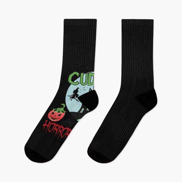 Item preview, I Just Want To Cuddle And Watch Horror Movies Halloween Design designed and sold by WalterlGuy.
