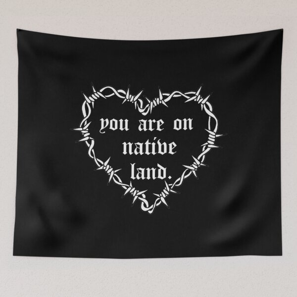 Item preview,  Land Back Barbwire Heart designed and sold by weekesau3016.