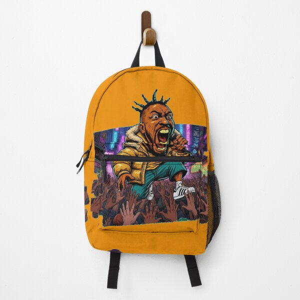 Item preview, Ol’ Dirty Bastard with Gold Grill ODB Crowd Surf designed and sold by WHITE FLAME PRINTS.