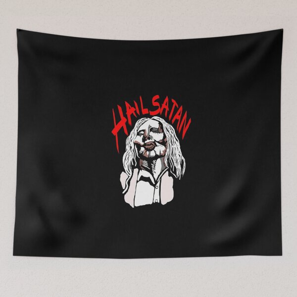 Item preview, Longlegs Nicolas Cage Hail Satan Horror designed and sold by WalterlGuy.
