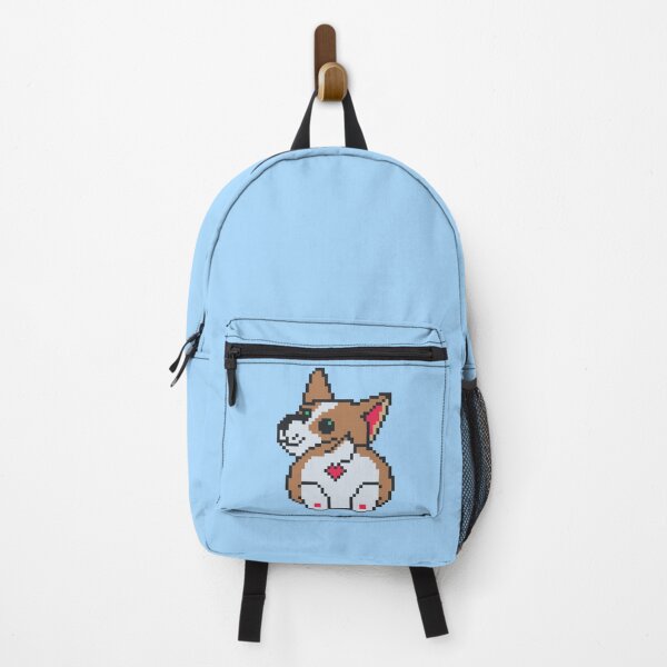 Item preview, Cute Pixel Art Corgi with Heart designed and sold by AdrianaOliveira.