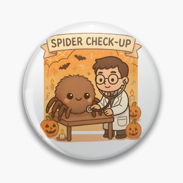 Item preview, Spider Check-Up – Halloween Vet Scene designed and sold by Bettybee00.