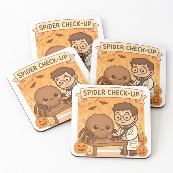 Item preview, Spider Check-Up – Halloween Vet Scene designed and sold by Bettybee00.