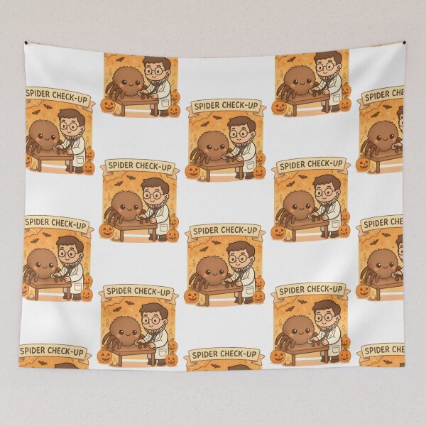 Item preview, Spider Check-Up – Halloween Vet Scene designed and sold by Bettybee00.