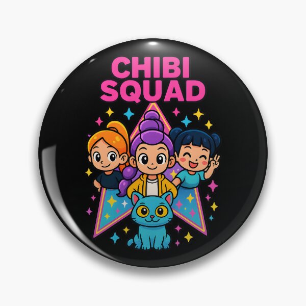 Item preview, Chibi Squad with Cat designed and sold by SkyFusion5.