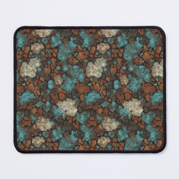 Item preview, Turquoise and Rust Mineral Rock designed and sold by Piotrek0001.