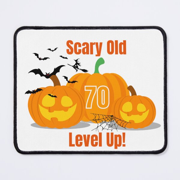 Item preview, Old Level Up! 70th Birthday | Funny Halloween Milestone Birthday Gift designed and sold by luckyhue.