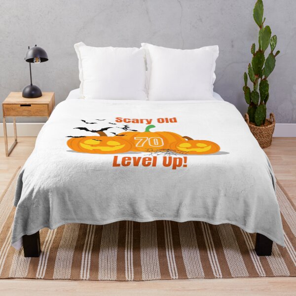 Item preview, Old Level Up! 70th Birthday | Funny Halloween Milestone Birthday Gift designed and sold by luckyhue.
