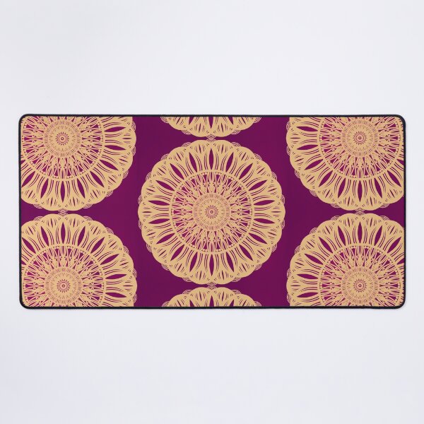Item preview, Rose gold Blush pink girly Abstract Mandala Zen Sacred Geometry Medallion Circle Spiritual Art designed and sold by DivineMandala.
