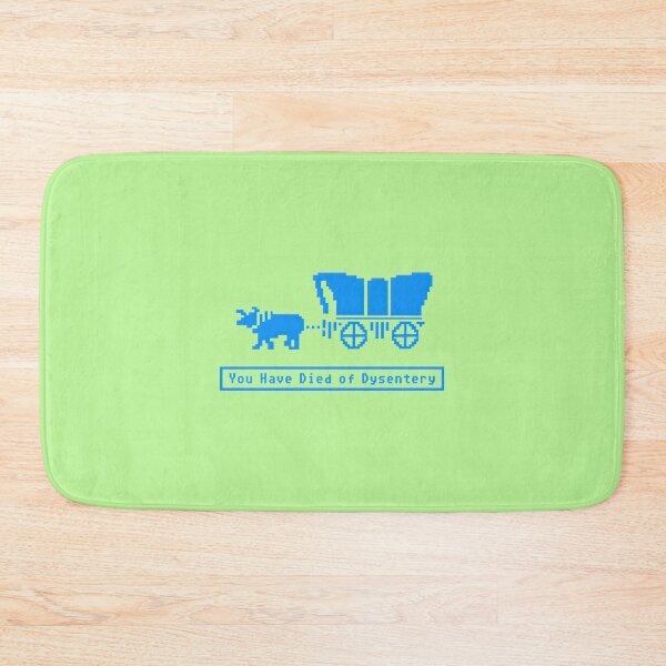 Item preview, You Died Of Dysentery Retro Wagon Green Pixel Art | Limited Edition designed and sold by TerriaHeld.