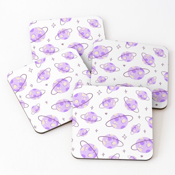 Item preview, Purple Planets and Stars Pattern designed and sold by Farissa Designs.