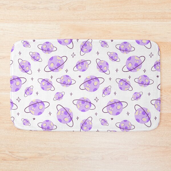 Item preview, Purple Planets and Stars Pattern designed and sold by Farissa Designs.