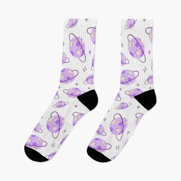 Item preview, Purple Planets and Stars Pattern designed and sold by Farissa Designs.