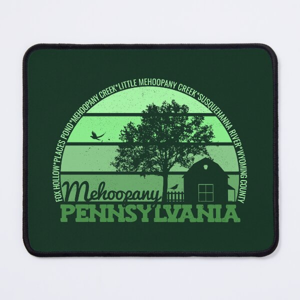 Item preview, Mehoopany Pennsylvania Sunset Retro Vintage Local Pride Logo designed and sold by CRHPOD20.