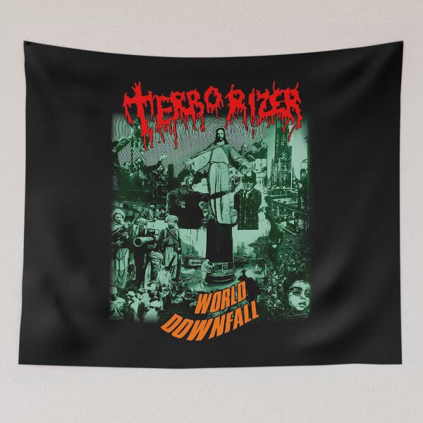 Item preview, World Downfall By Terrorizer Classic Old School Death Grind Metal 633 designed and sold by GerarWehner.