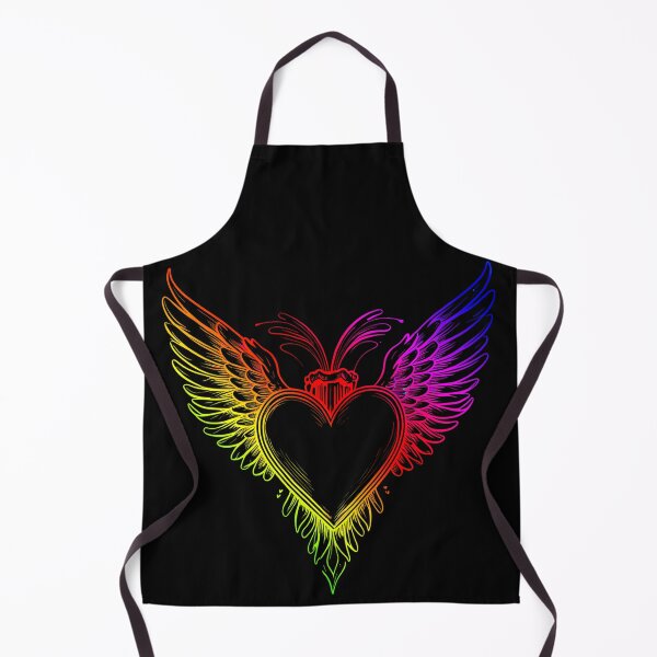 Item preview, An elegant hand-drawn design of a heart with wings 1 designed and sold by Neon G.