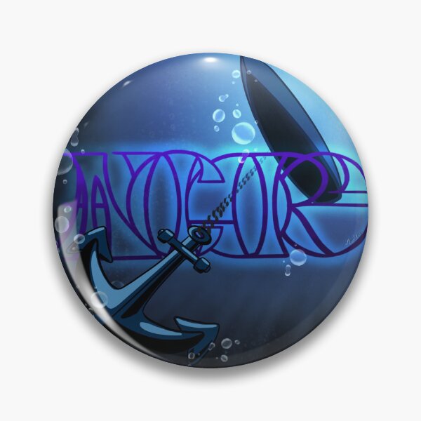 Item preview, Anchors - Button designed and sold by stairwellmerch.
