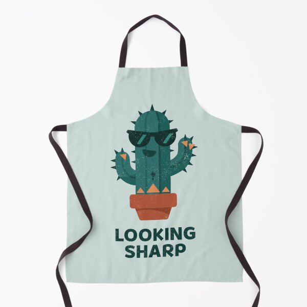Item preview, Looking Sharp – Funny Cactus Pun Design designed and sold by Lucy Cooper.