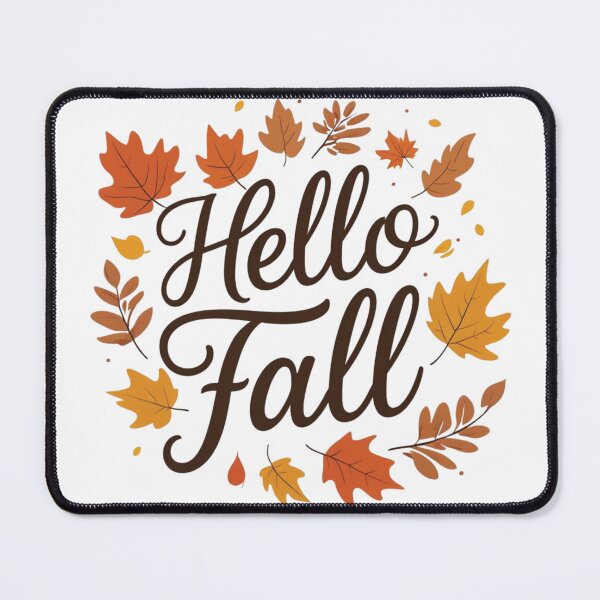 Item preview, Minimal Hello Fall Autumn Typography | Cozy Seasonal Design designed and sold by NiDoya.