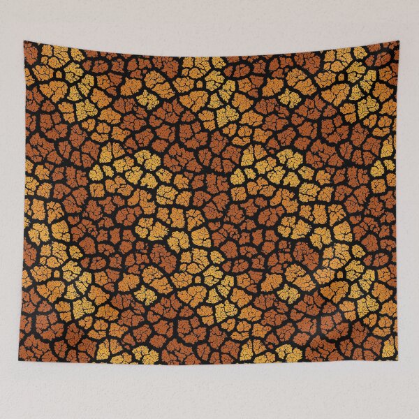 Item preview, Textura de lava agrietada y enérgica sobre un negro profundo. designed and sold by Piotrek0001.
