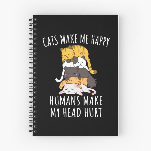 Item preview, Cats Make Me Happy Hus Make My Head Hurt designed and sold by neyvrvdpez49.