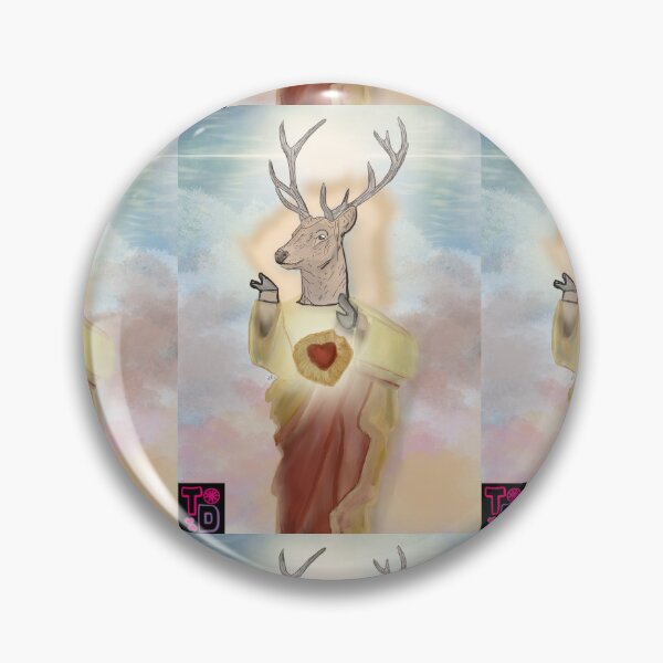 Item preview, Deer Jesus.  designed and sold by Twisted Doodles.