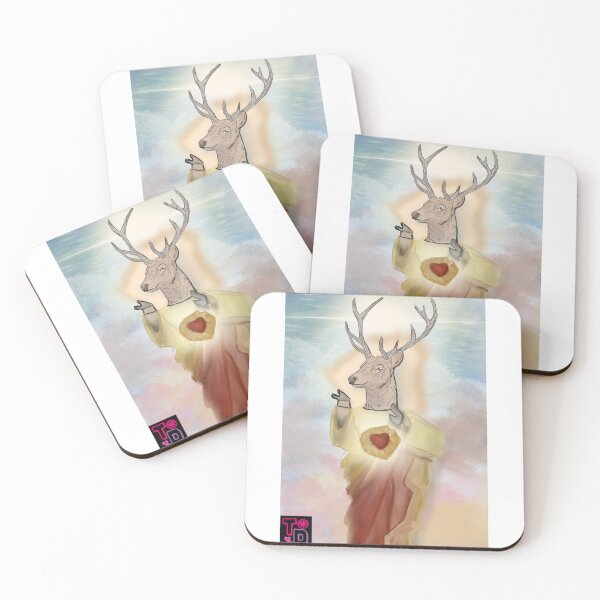 Item preview, Deer Jesus.  designed and sold by Twisted Doodles.