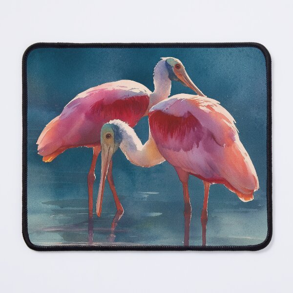 Item preview, 2 Pink Roseate Spoonbills designed and sold by laurashawart.