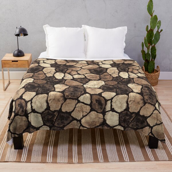 Item preview, A natural and timeless stone wall texture in warm, earthy tones. designed and sold by Piotrek0001.