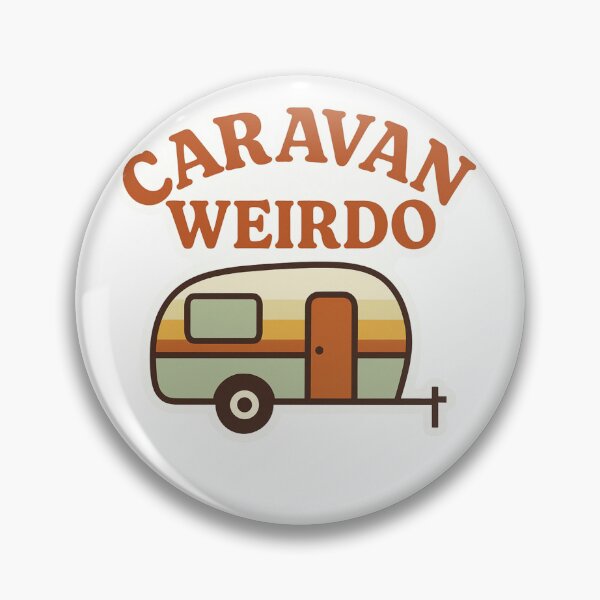 Item preview, Caravan Weirdo – Retro Caravan Design designed and sold by Harprints.Studio.