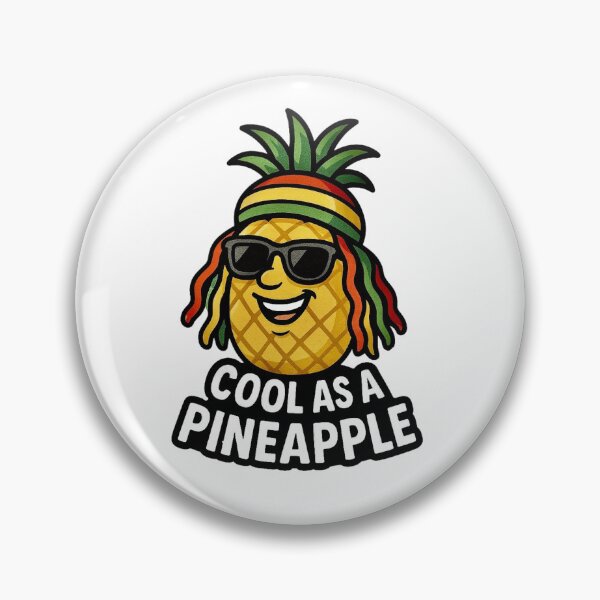 Item preview, Cool as a Pineapple - Funny Rasta designed and sold by Myra365Art.
